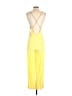 BA&SH 100% Viscose Solid Yellow Jumpsuit Size XS (0) - photo 2