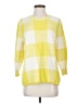 CAbi Checkered-gingham Yellow Pullover Sweater Size S - photo 1