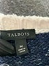 Talbots Color Block Blue Pullover Sweater Size M - photo 4