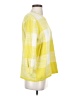 CAbi Checkered-gingham Yellow Pullover Sweater Size S - photo 4