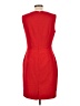 Calvin Klein Solid Red Cocktail Dress Size 10 - photo 2