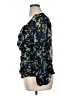 Lush 100% Polyester Black 3/4 Sleeve Blouse Size 1X - photo 5