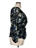Lush 100% Polyester Black 3/4 Sleeve Blouse Size 1X - photo 4