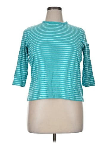 Lauren by Ralph Lauren 3/4 Sleeve T-Shirt (view 1)