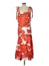 Rhode 100% Cotton Orange Cocktail Dress Size L - photo 2