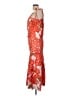 Rhode 100% Cotton Orange Cocktail Dress Size L - photo 5
