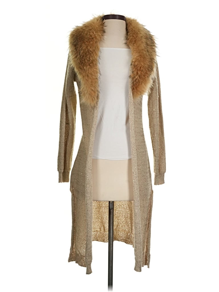 Pre-owned Sioni Cardigan Sweater In Tan