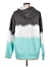 Unbranded Teal Gray Pullover Hoodie Size M - photo 2