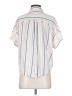 Splendid Stripes White Short Sleeve Button-Down Shirt Size XS - photo 2