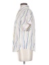 Splendid Stripes White Short Sleeve Button-Down Shirt Size XS - photo 5