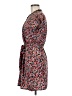 Shein 100% Polyester Print Red Casual Dress Size 4 - photo 5