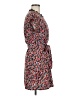 Shein 100% Polyester Print Red Casual Dress Size 4 - photo 4