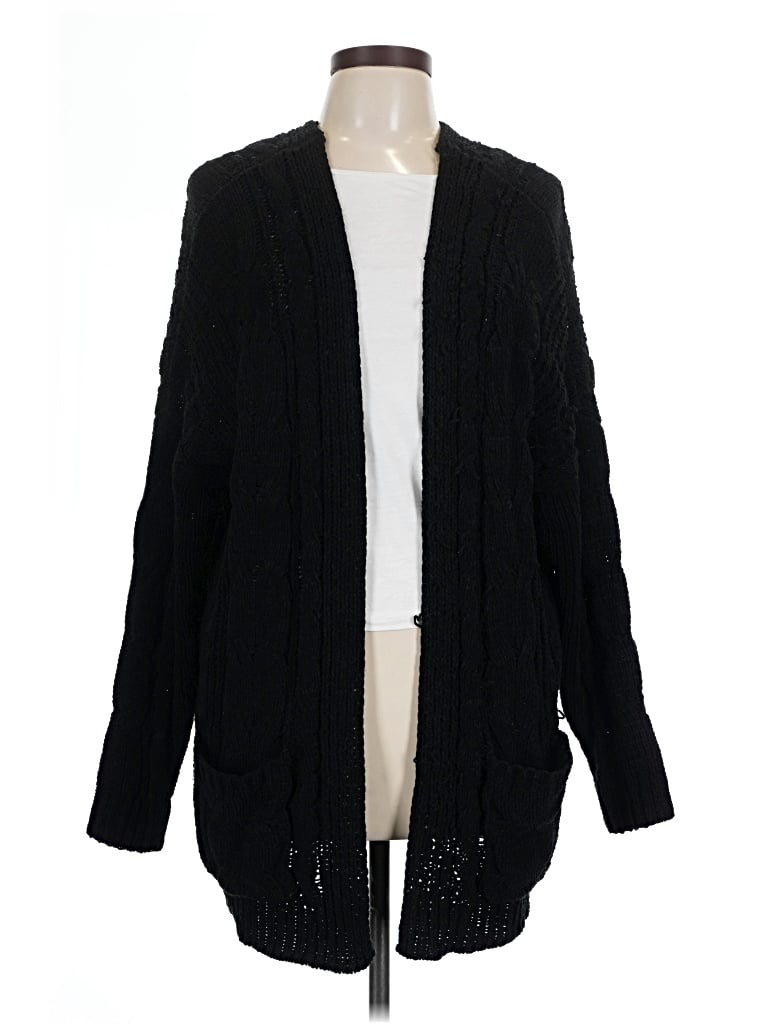 Pre-owned Love Tree Cardigan Sweater In Black