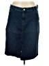Route 66 Solid Blue Denim Skirt Size L - photo 1