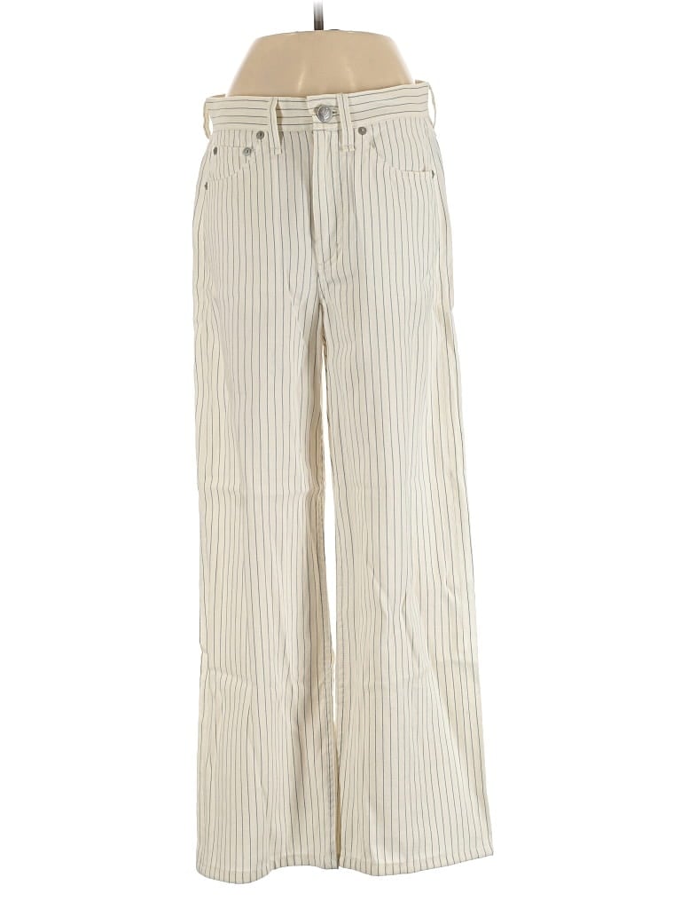 Pre-owned Rag & Bone Linen Pants In Ivory