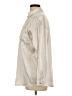 Entro Metallic Ivory Long Sleeve Blouse Size L - photo 5
