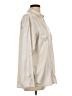 Entro Metallic Ivory Long Sleeve Blouse Size L - photo 4