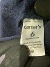 Carter's 100% Cotton Graphic Blue Sweatshirt 3-6 MO / 6 MO - photo 3