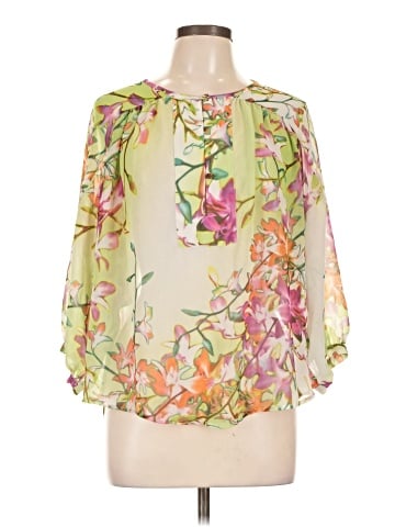 JLo by Jennifer Lopez 3/4 Sleeve Blouse (view 1)