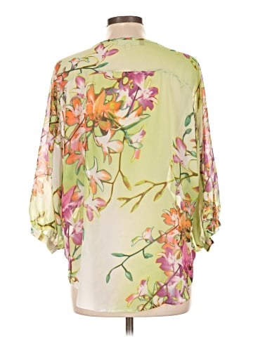 JLo by Jennifer Lopez 3/4 Sleeve Blouse (view 2)