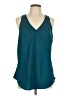 Mossimo 100% Polyester Teal Tank Top Size L - photo 1