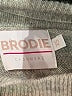Brodie 100% Cashmere Metallic Silver Cashmere Pullover Sweater Size XS - photo 7