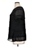 City Chic 100% Polyester Black Short Sleeve Top Size 14 Plus (XS) - photo 5