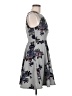 Elle Floral Gray Casual Dress Size 8 - photo 4