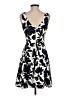 Aqua Print Blue Cocktail Dress Size S - photo 2