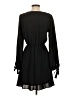 Everly 100% Polyester Solid Black Casual Dress Size XS - photo 2