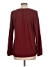 Daniel Rainn Burgundy Long Sleeve Blouse Size L - photo 2