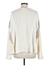 Pol Ivory Long Sleeve Blouse Size M - photo 2