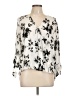 West Kei 100% Polyester Ivory 3/4 Sleeve Blouse Size L - photo 1