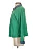 Unbranded 100% Polyester Color Block Green Long Sleeve Blouse Size S - photo 5