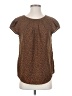 Unbranded Brown Short Sleeve Blouse Size S - photo 1