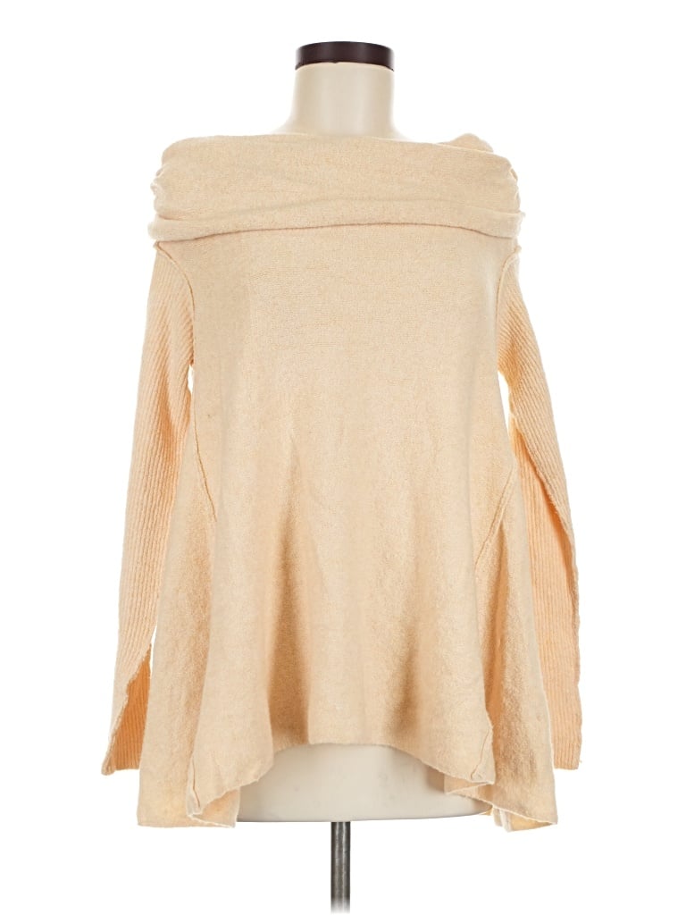 Pre-owned Free People Poncho In Tan