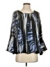 AB Studio 100% Polyester Blue 3/4 Sleeve Blouse Size S - photo 1