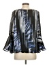 AB Studio 100% Polyester Blue 3/4 Sleeve Blouse Size S - photo 2