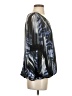 AB Studio 100% Polyester Blue 3/4 Sleeve Blouse Size S - photo 4