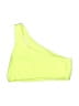 Unbranded Solid Yellow Swimsuit Top Size M - photo 2