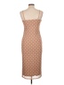 AFRM Polka Dots Tan Casual Dress Size L - photo 2