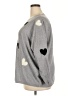 Aaeda Hearts Gray Pullover Sweater Size 2X - photo 5