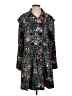 RACHEL Rachel Roy 100% Polyester Print Black Coat Size S - photo 1