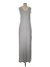 Three Dots Solid Gray Casual Dress Size L - photo 1