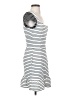 Maeve Stripes White Casual Dress Size S - photo 4