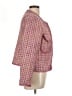 By Anthropologie Tweed Pink Jacket Size L - photo 4