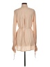 Princess Polly 100% Polyester Tan Long Sleeve Blouse Size 6 - photo 2