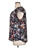 Daniel Rainn Floral Black Short Sleeve Blouse Size XL - photo 5
