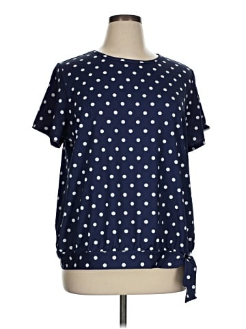 Lands' End Short Sleeve Blouse (view 1)