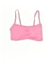 Hollister 100% Polyester Pink Swimsuit Top Size M - photo 1